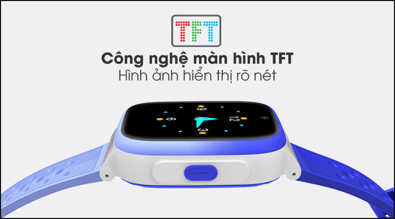 Công nghệ màn hình TFT hiện đại, giúp thao tác lướt mượt mà, hiển thị rõ ràng, sắc nét